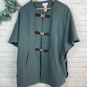 SOFT SURROUNDINGS Hampstead Cape Jacket size Large